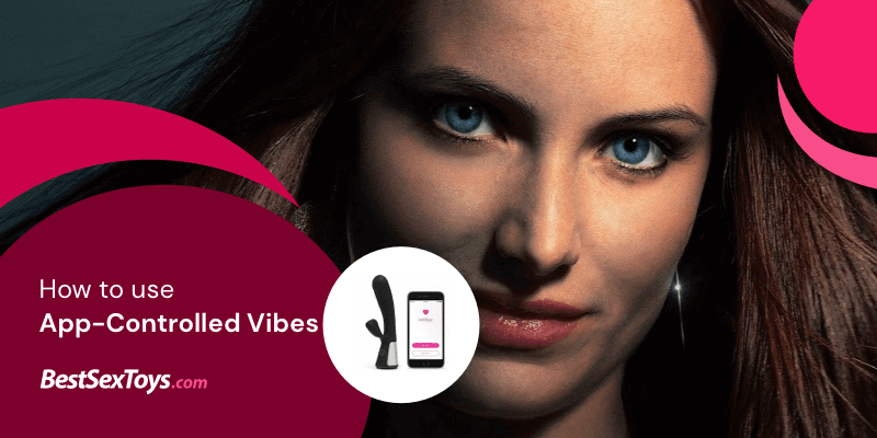 Instructions on how to use the app-controlled vibrator.