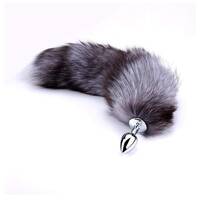 Gray Fox Tail Plug Metal Image